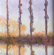Claude Monet Four pieces of poplar oil painting reproduction